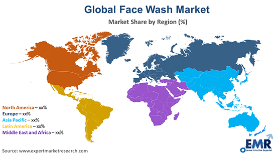 Face Wash Market by Region