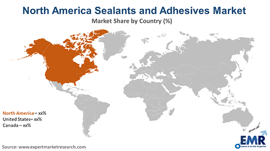 North America Sealants and Adhesives Market By Region