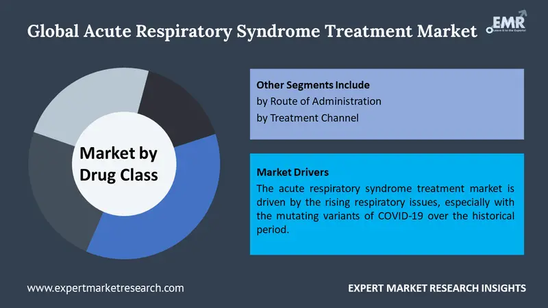 acute respiratory syndrome treatment market by segments