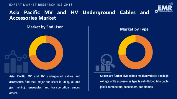 Asia Pacific MV and HV Underground Cables and Accessories Market by Segments