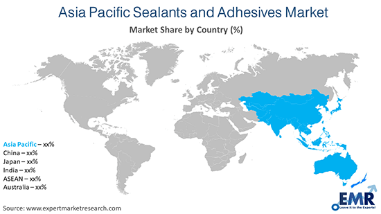 Asia Pacific Sealants and Adhesives Market By Region