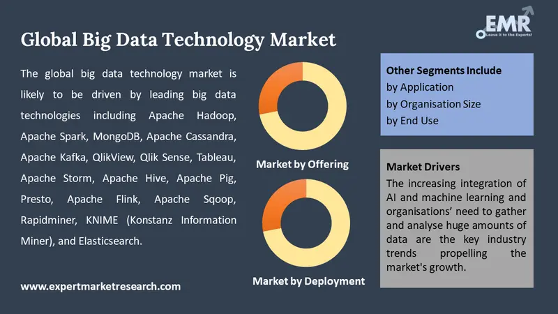 big data technology market by segments
