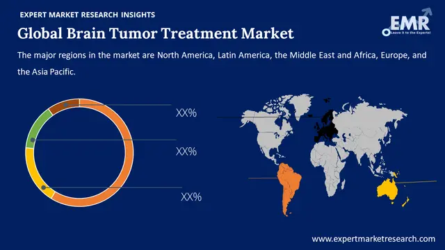 brain tumor treatment market by region