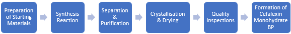 Cefalexin Monohydrate BP Manufacturing Plant Project Report