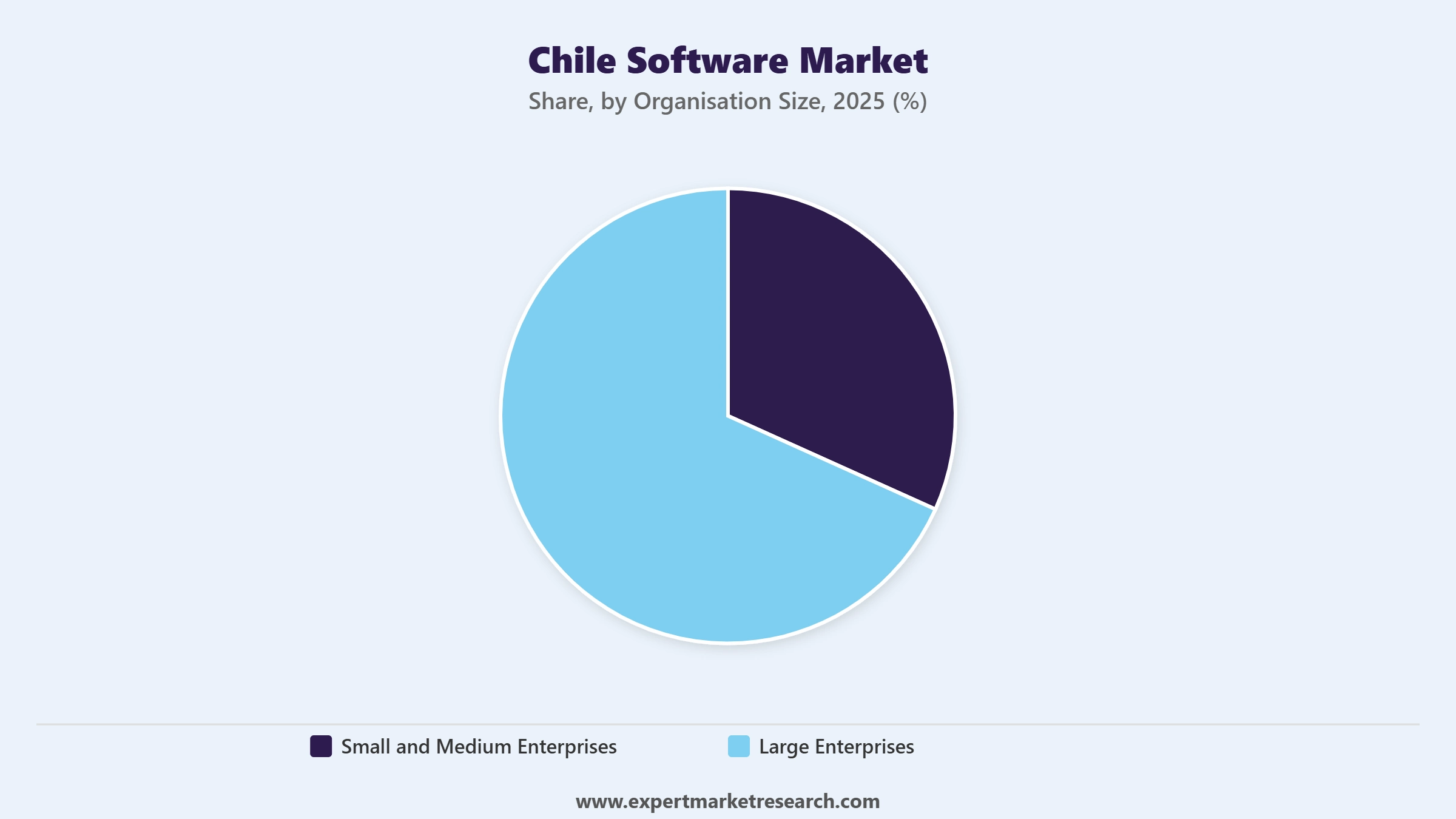 Chile Software Market Segment Organisation Size