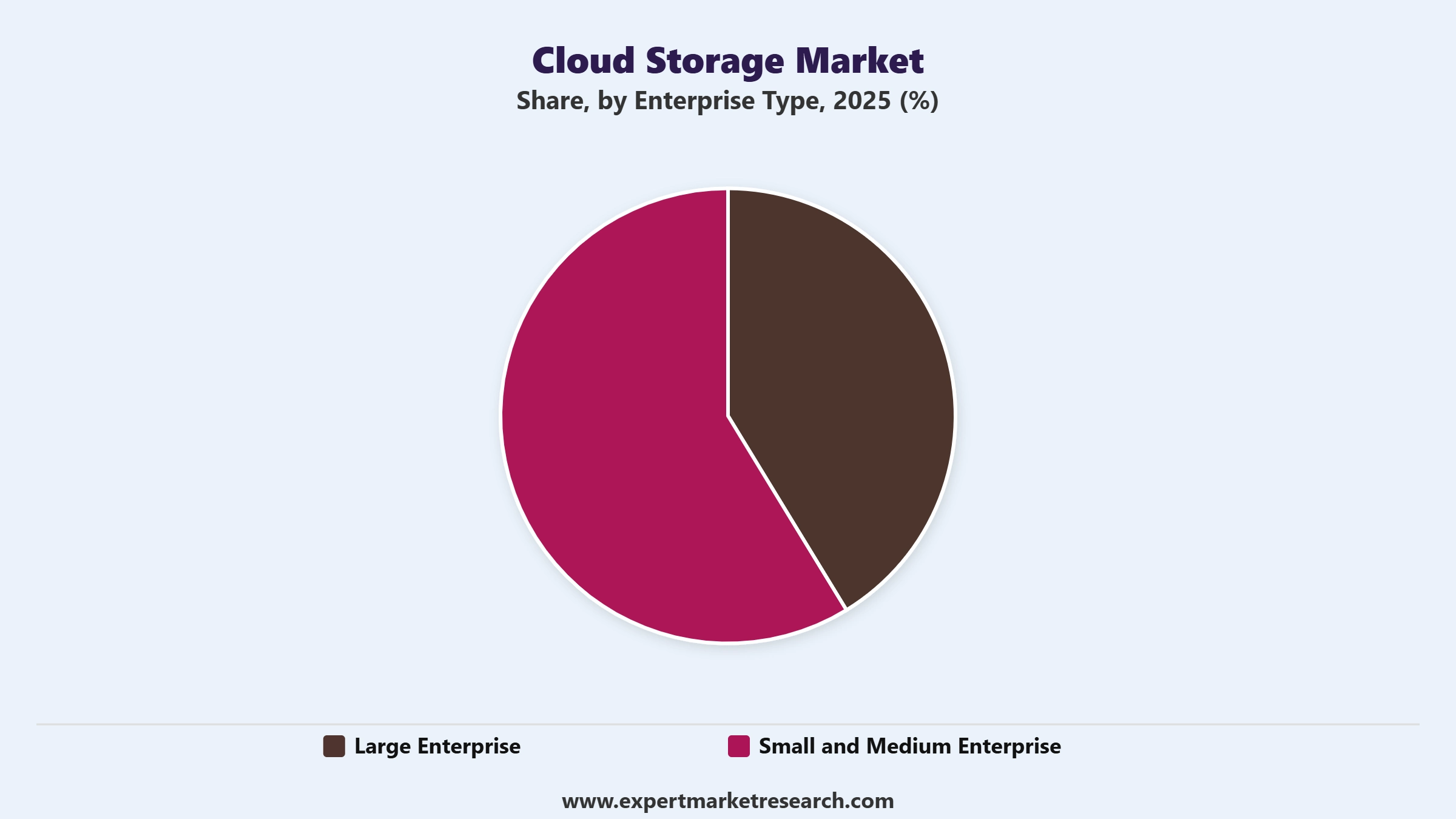 Cloud Storage Market Segment Enterprise Type