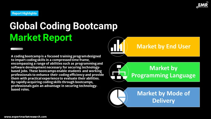 coding bootcamp market by segments