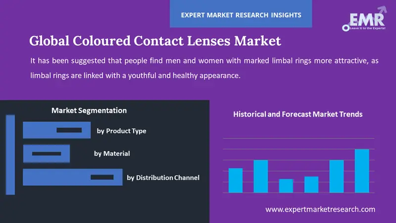 coloured contact lenses market by segment