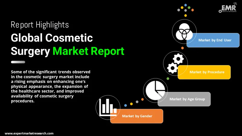 cosmetic surgery market by segments