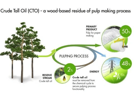Crude Tall Oil As Renewable Resource