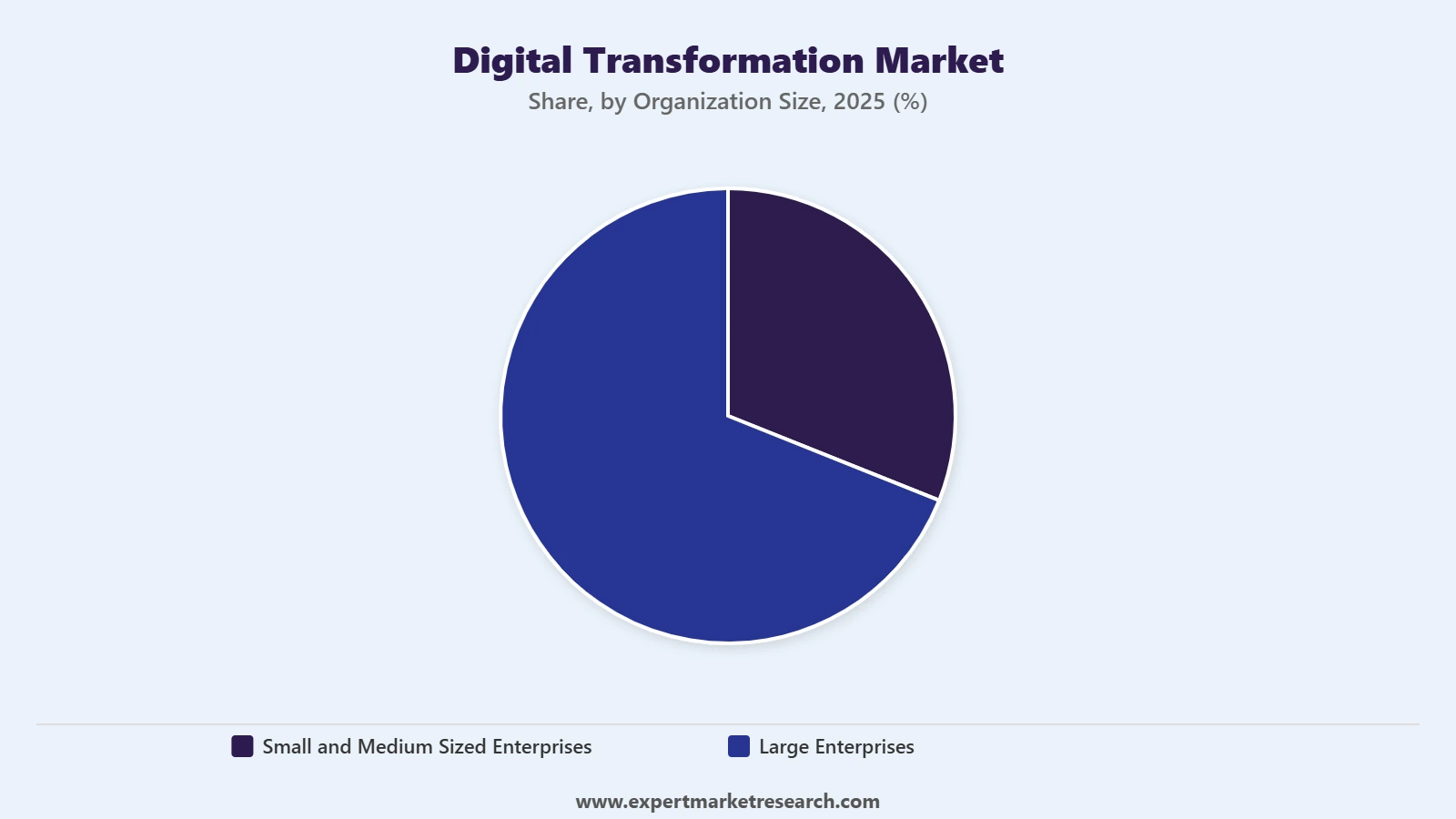 Digital Transformation Market Segment Organisation Size