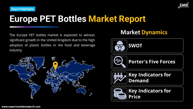 europe pet bottles market by region