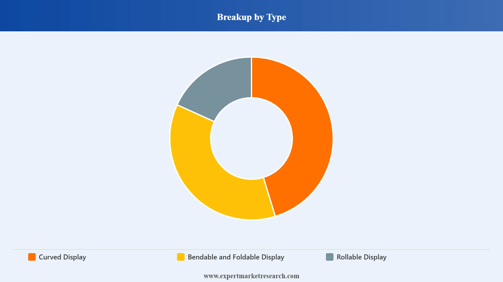 France Flexible Display Market Segment Type