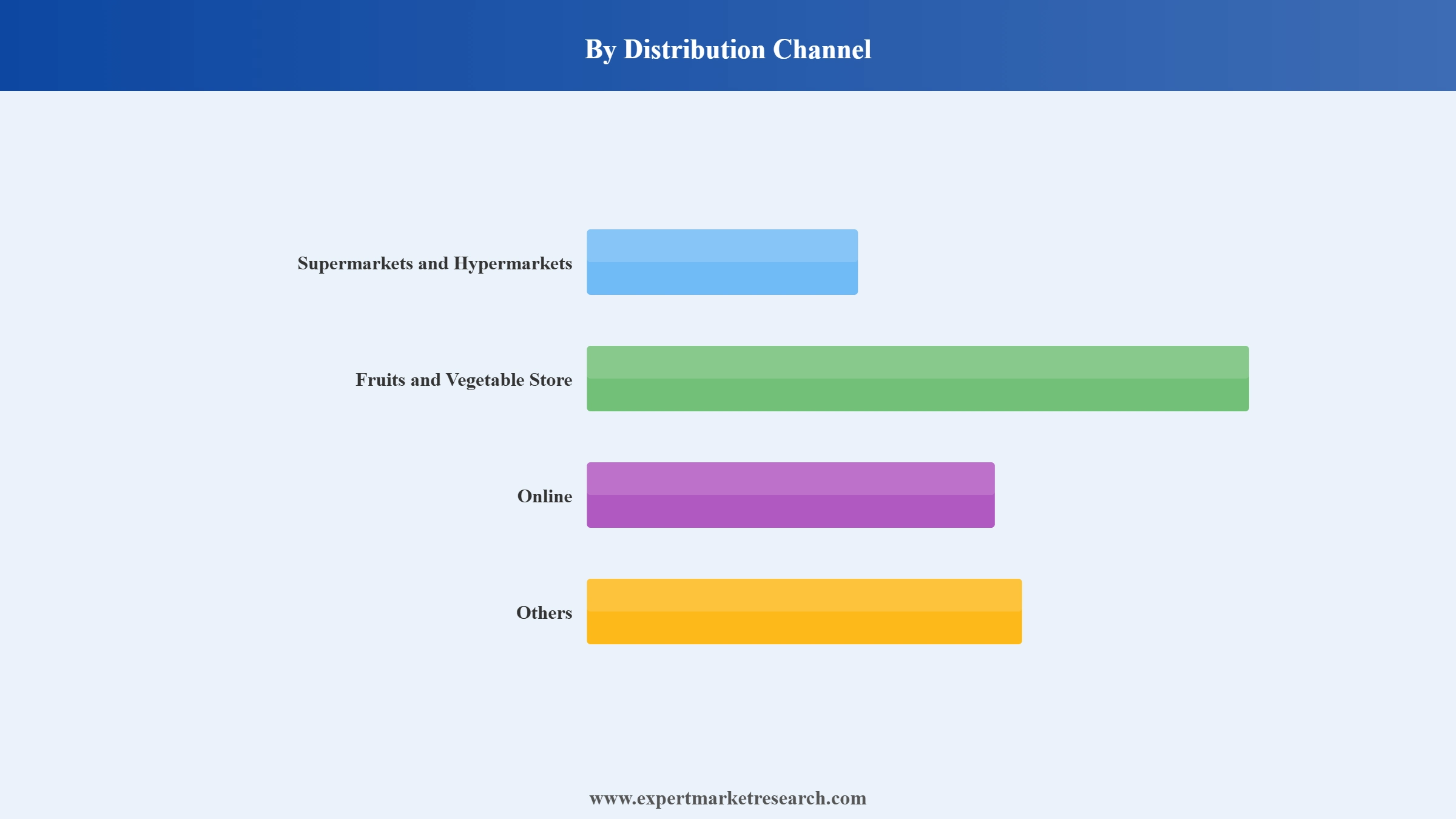Fruits Market Segment Distribution Channel