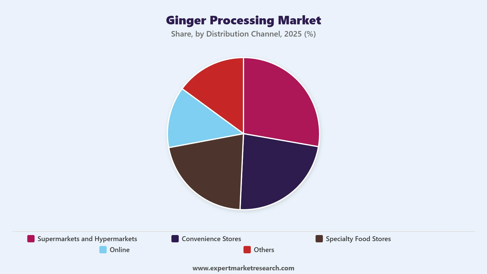 Ginger Processing Market Segment Distribution Channel