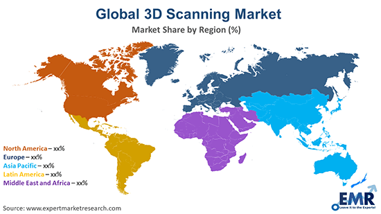 3D Scanning Market by Region