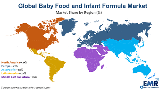 Baby Food and Infant Formula Market by Region