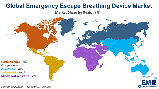 Emergency Escape Breathing Device Market by Region