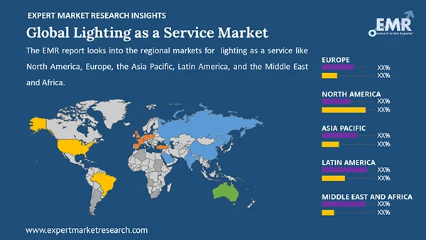 Global Lighting As A Service Market By Region