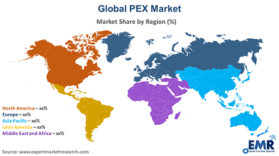 Global PEX (Crossed-Linked Polyethylene) Market By Region