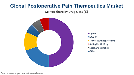 Global Postoperative Pain Therapeutics Market By Drug Class