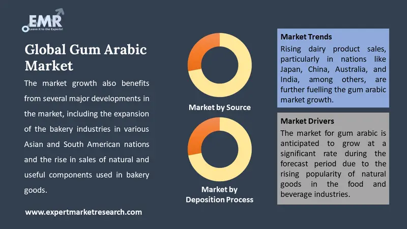 gum arabic market by segments