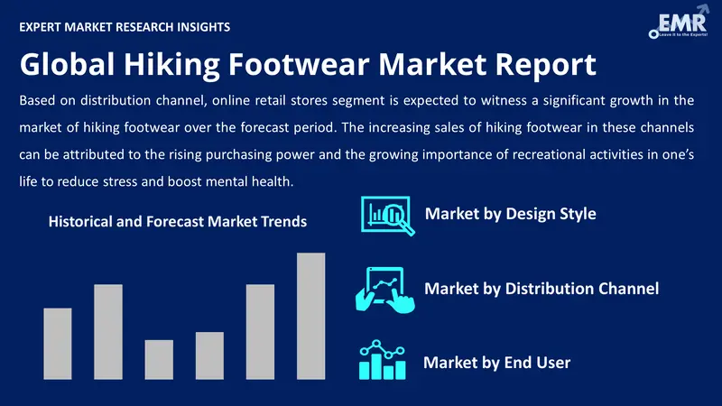 hiking footwear market by segments
