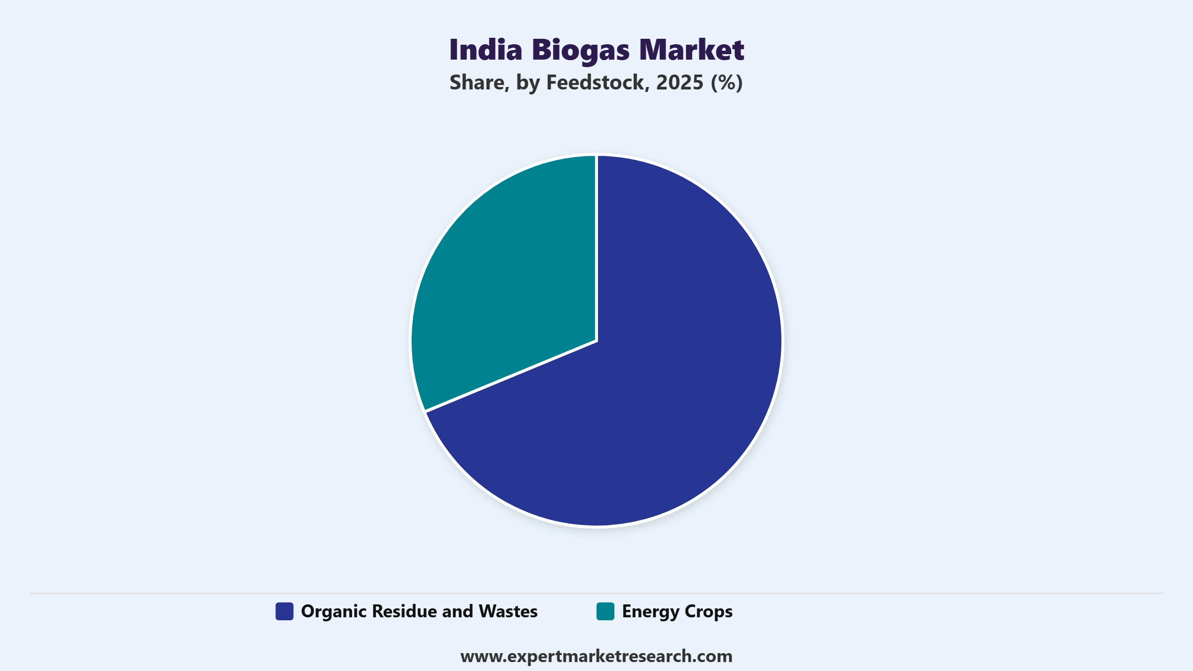 India Biogas Market Segment Feedstock