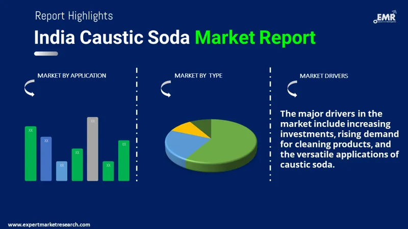 india caustic soda market by segments