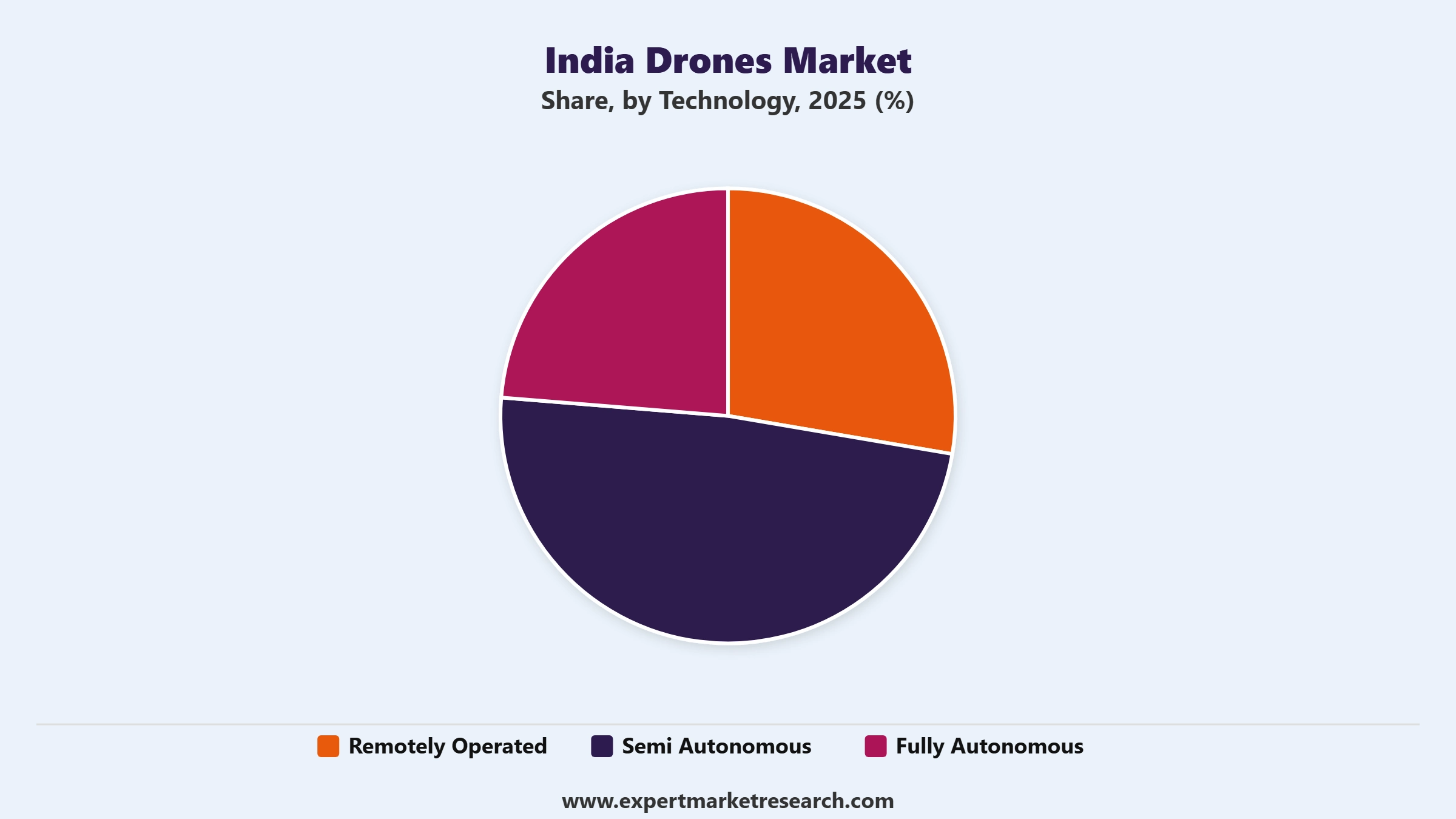 India Drones Market Segment Technology