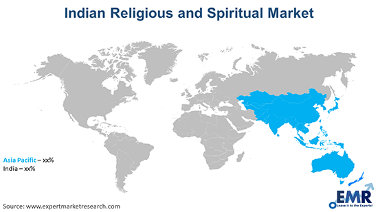 Indian Religious and Spiritual Market By Region