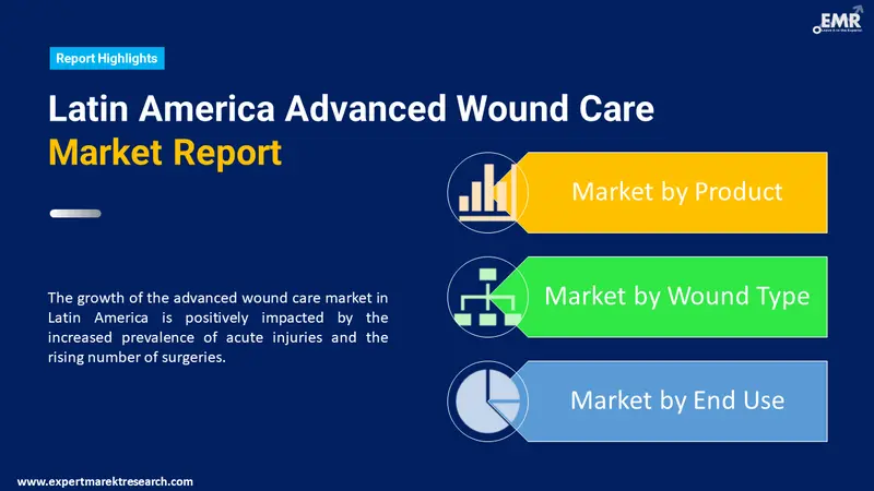 latin america advanced wound care market by segments