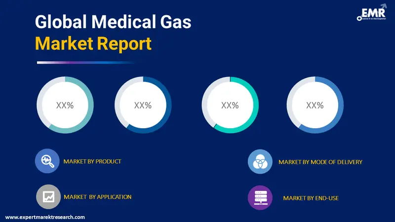 medical gas market by segments