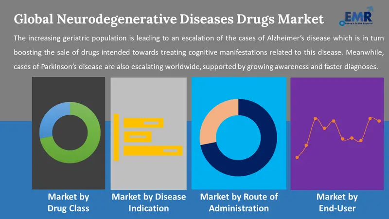 neurodegenerative diseases drugs market by segments