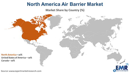 North America Air Barrier Market By Region