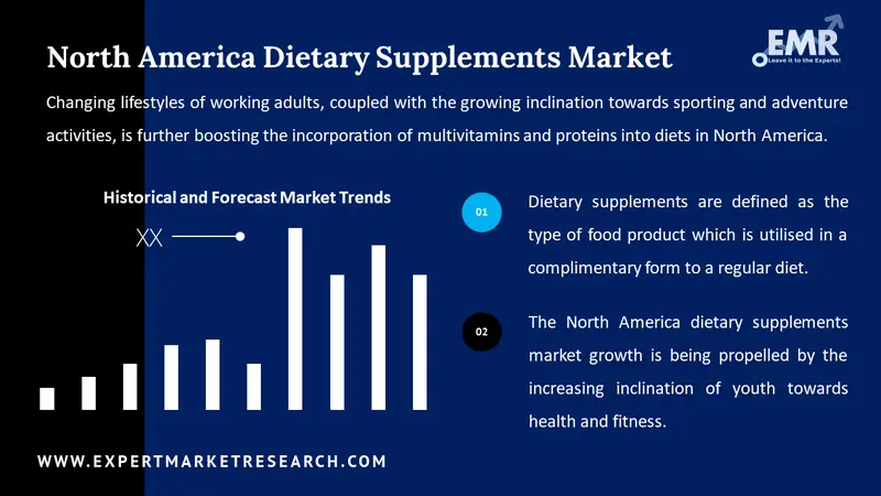 north america dietary supplements market