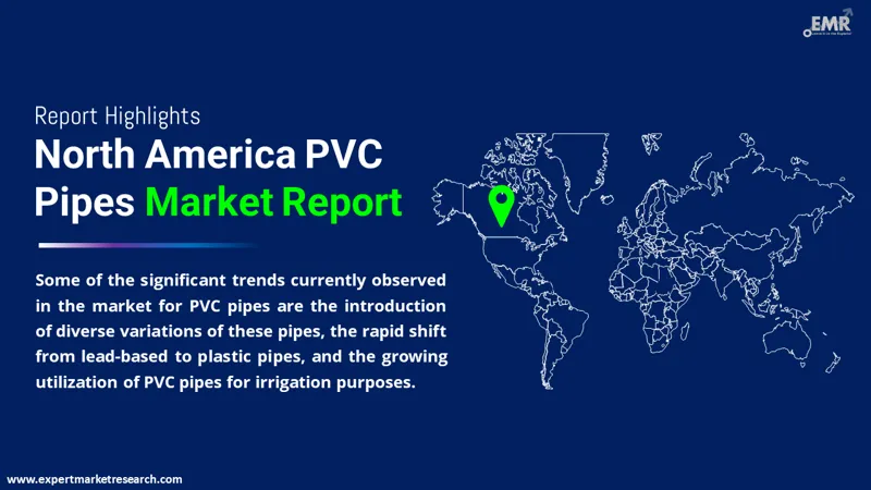north america pvc pipes market by region