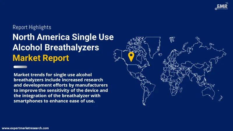north america single use alcohol breathalyzers market by region