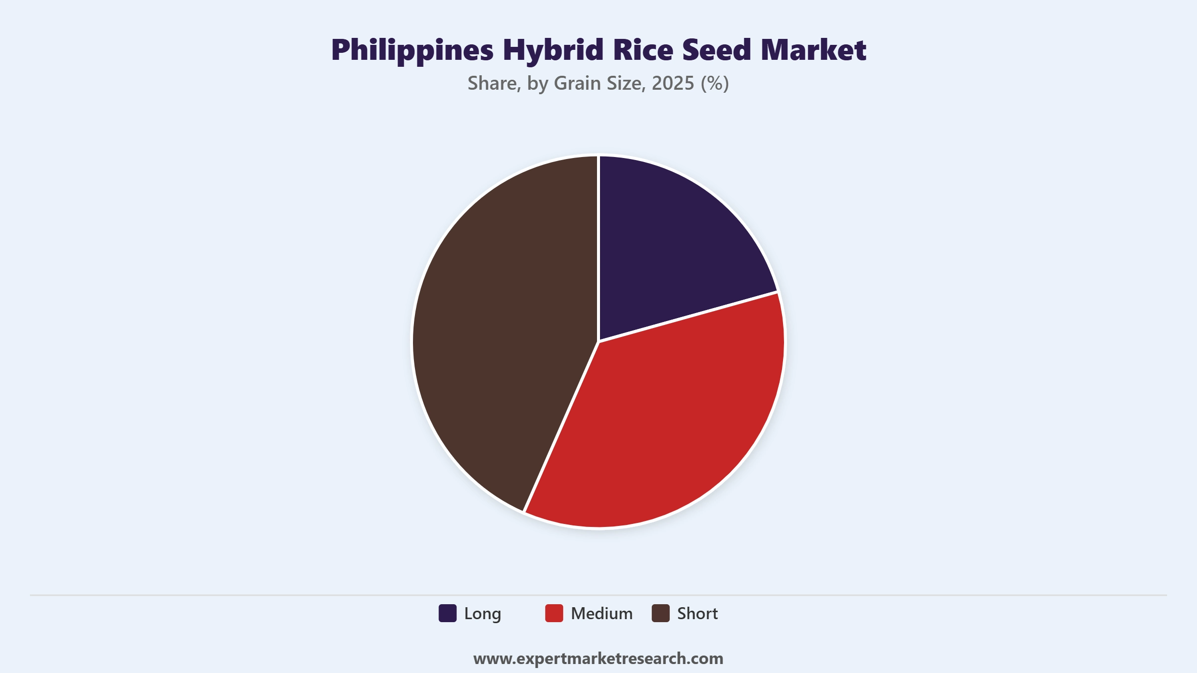 Philippines Hybrid Rice Seed Market Segment Grain Size
