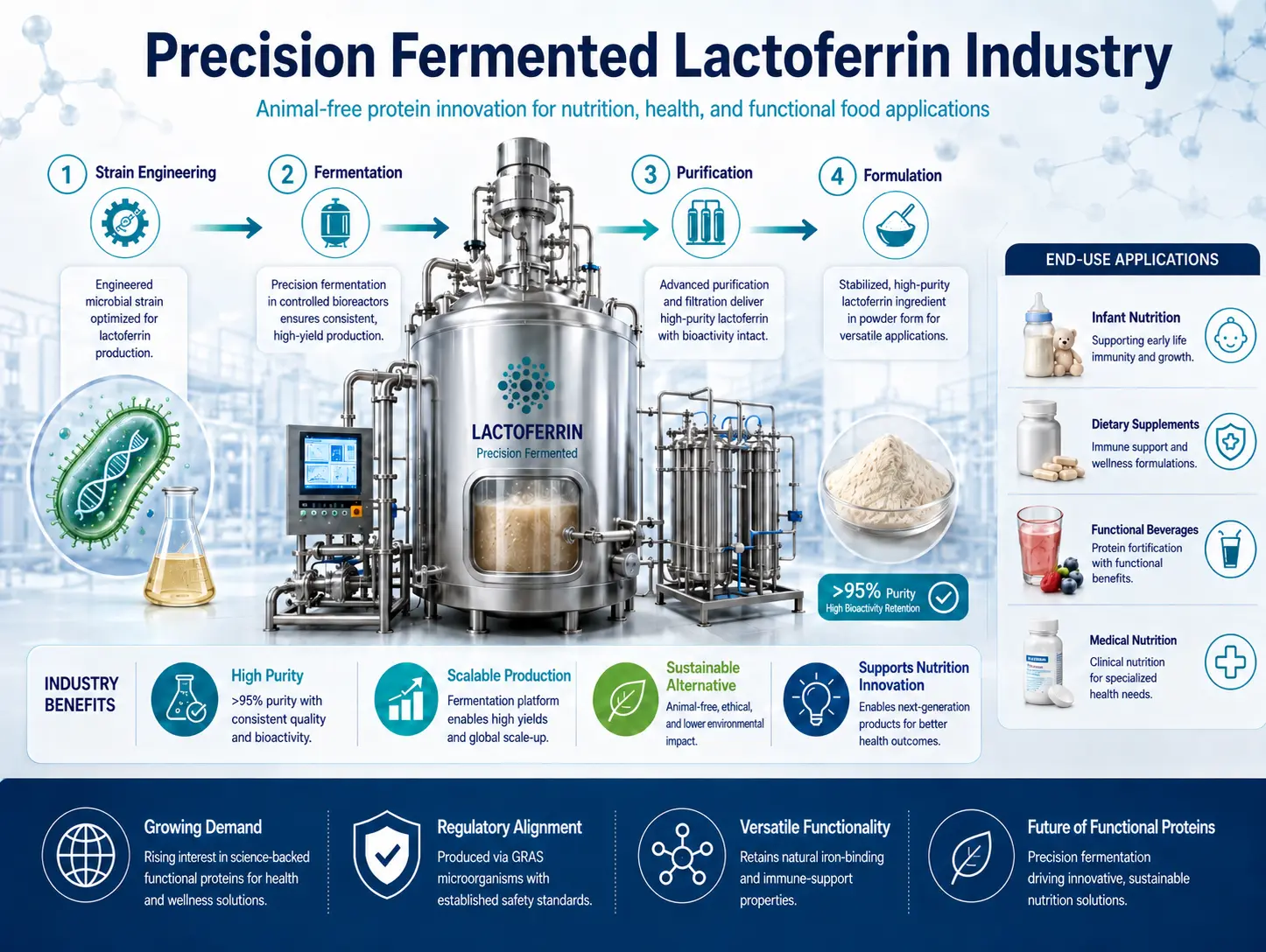 Precision Fermented Lactoferrin Industry