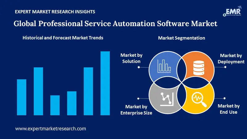 professional service automation software market by segments