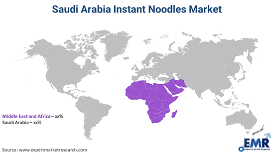 Saudi Arabia Instant Noodles Market By Region