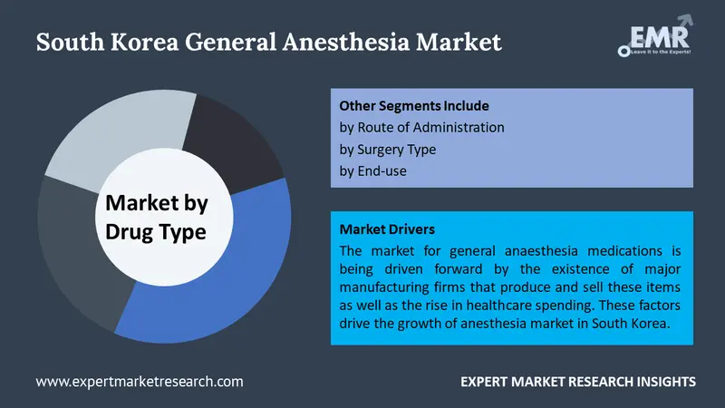 south korea general anesthesia market by segments