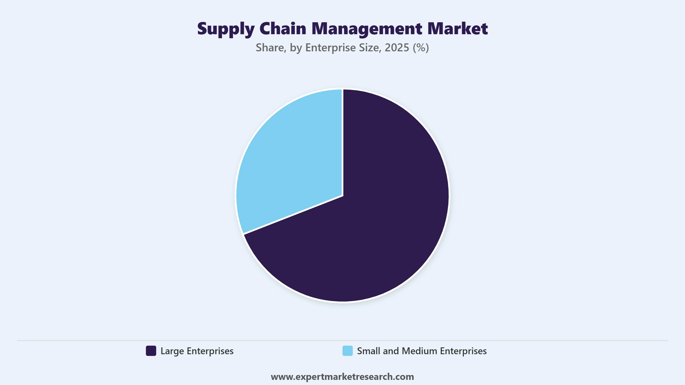 Supply Chain Management Market Segment Enterprise Size