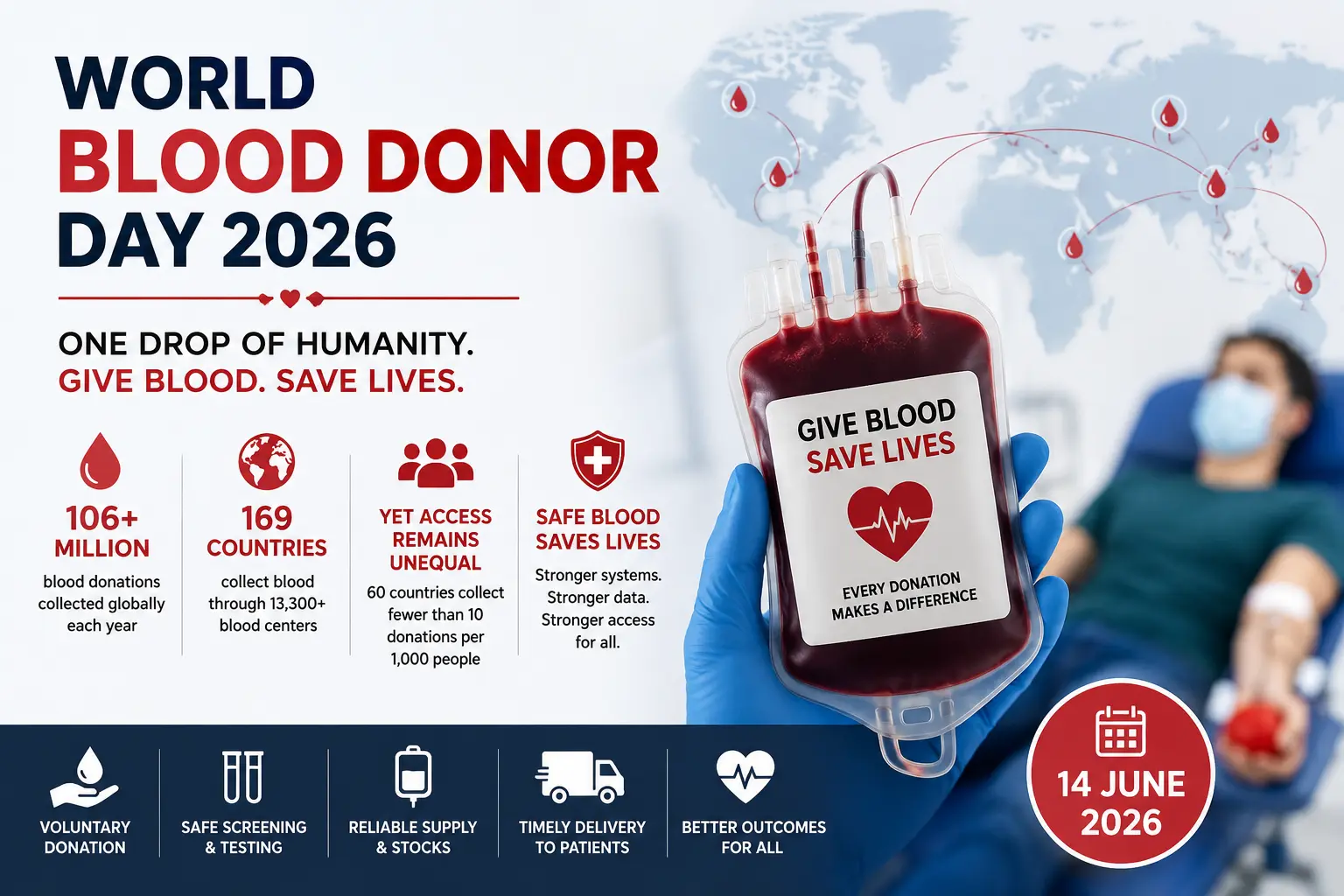 World Blood Donor Day 2026 Safe Blood Access